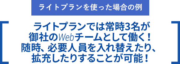 ライトプランを使った場合の例